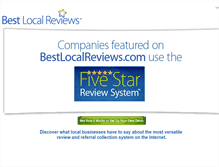 Tablet Screenshot of bestlocalreviews.com
